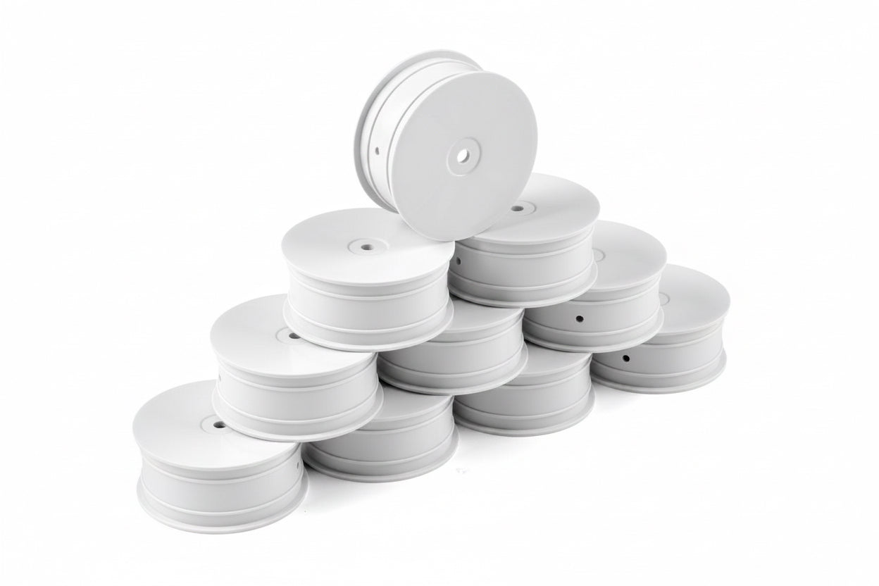 803231 Hudy 1/10 off-road wheel 4wd - front - white (10)