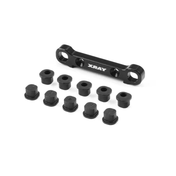 353334 Xb8 alu rear lower susp. Holder for semi-split bulkhead-rear