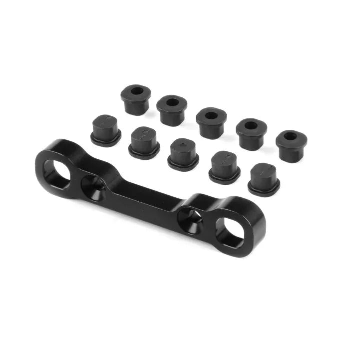 353337 Xb8 alu rear extra lower susp. Holder for semi-split bulkhead- front